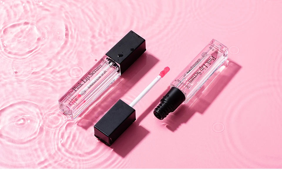 Natural GlowNatural Pink Serum Lips Pink Fresh Remove Dark Lips Gel Lightening Essence Cream Balm Repair Fine Line Brighten Lip Exfoliator