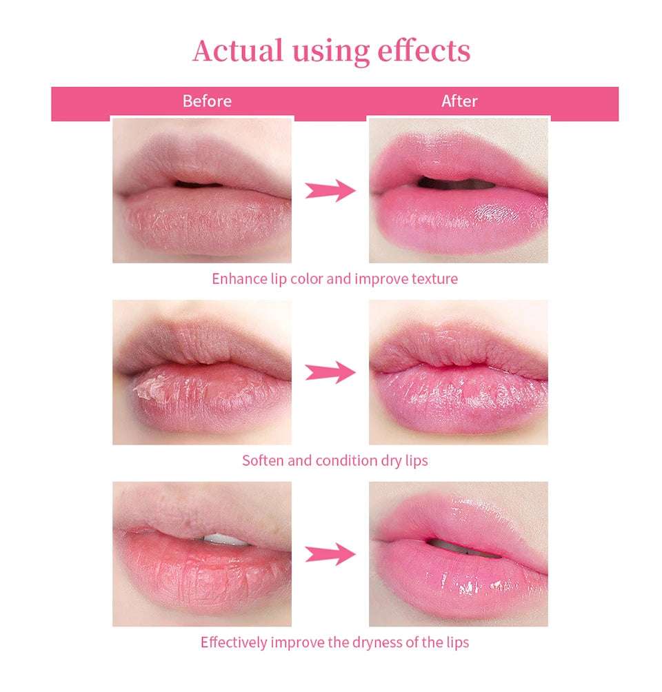 Natural GlowNatural Pink Serum Lips Pink Fresh Remove Dark Lips Gel Lightening Essence Cream Balm Repair Fine Line Brighten Lip Exfoliator