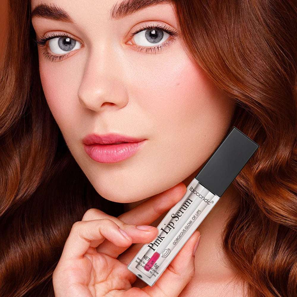 Natural GlowNatural Pink Serum Lips Pink Fresh Remove Dark Lips Gel Lightening Essence Cream Balm Repair Fine Line Brighten Lip Exfoliator
